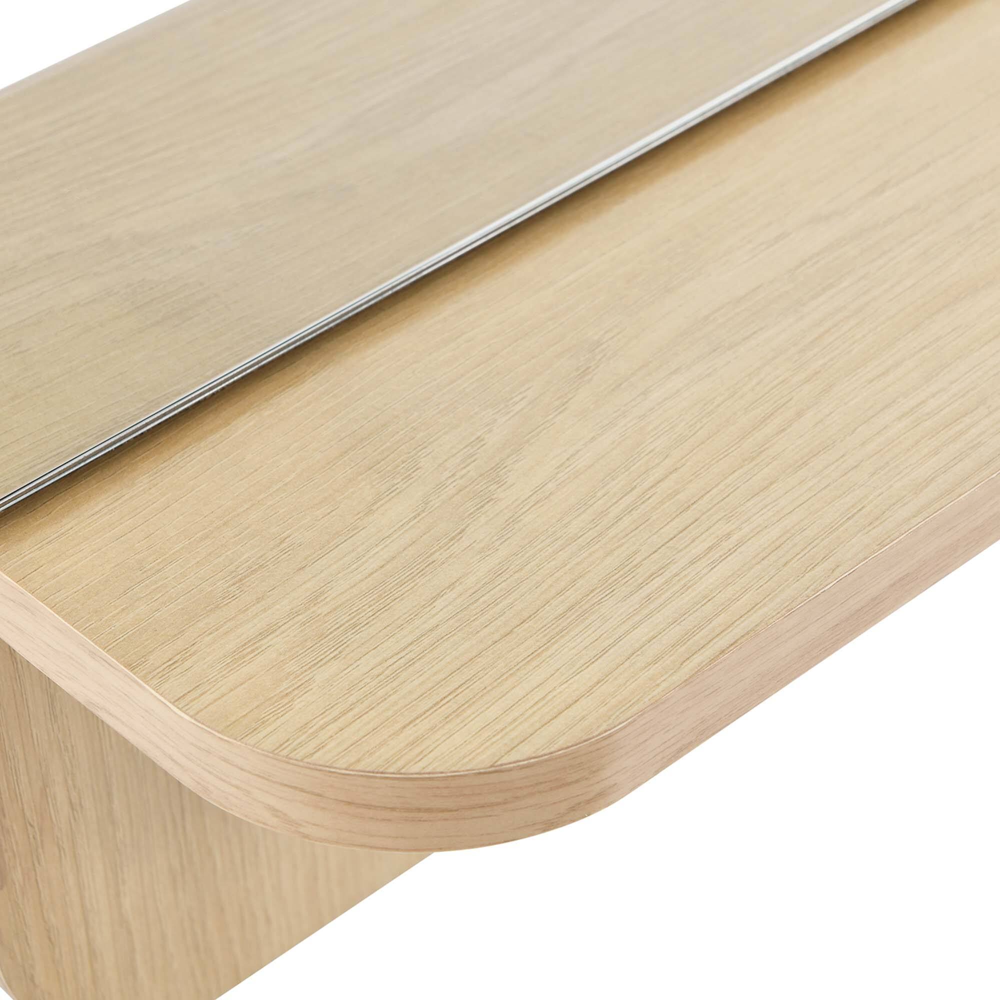 Alt View 4. Modway - Lumina Mirror by Modway - Oak.