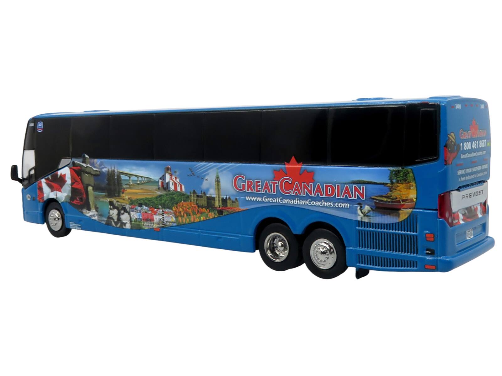 3 GREAT CANADIAN  
www.GreatCanadianCoaches.com  
1 800 461 8607  
GIEV i  
GnfOradetutemr  
SERVC  
PREVOST