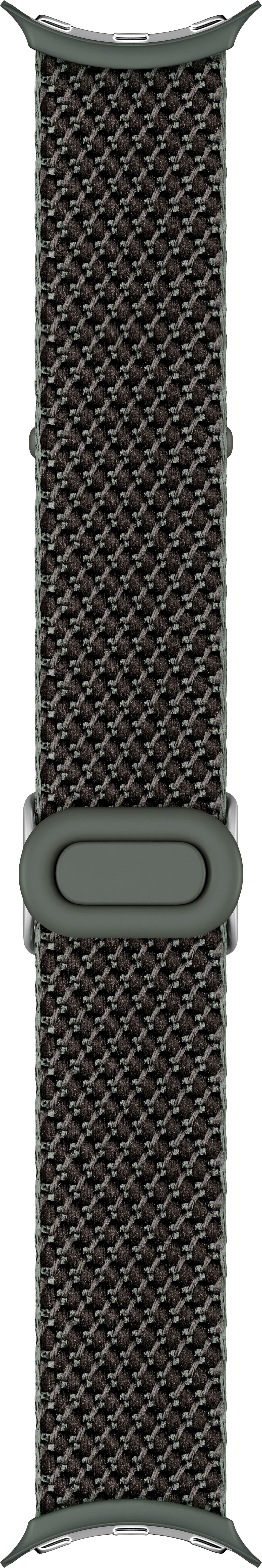 Google - Pixel Watch Woven Band - Only Compatible with the 45mm Pixel Watch 3 and Pixel Watch 4 - Ivy - Front_Zoom