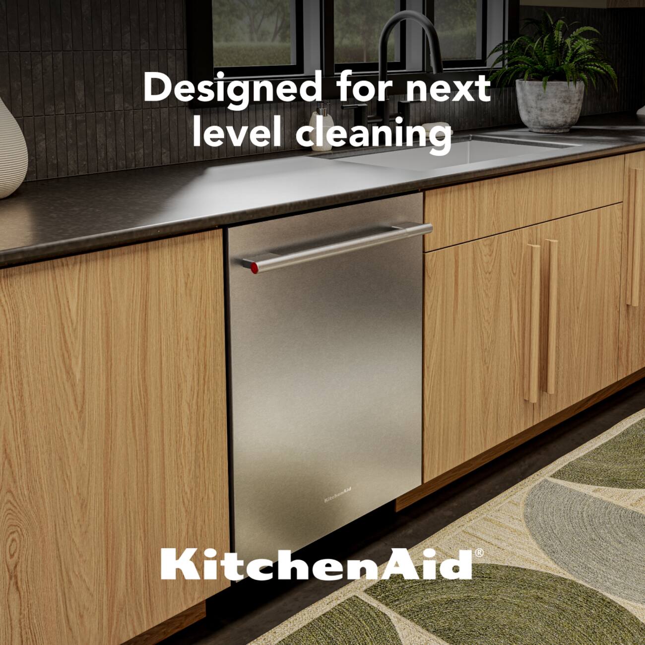 Designed for next level cleaning  
KitchenAid