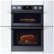 Alt View 19. Samsung - 30" Microwave Combination Wall Oven with Steam Cook and WiFi - Black Stainless Steel.