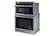 Left. Samsung - 30" Microwave Combination Wall Oven with Steam Cook and WiFi - Stainless Steel.