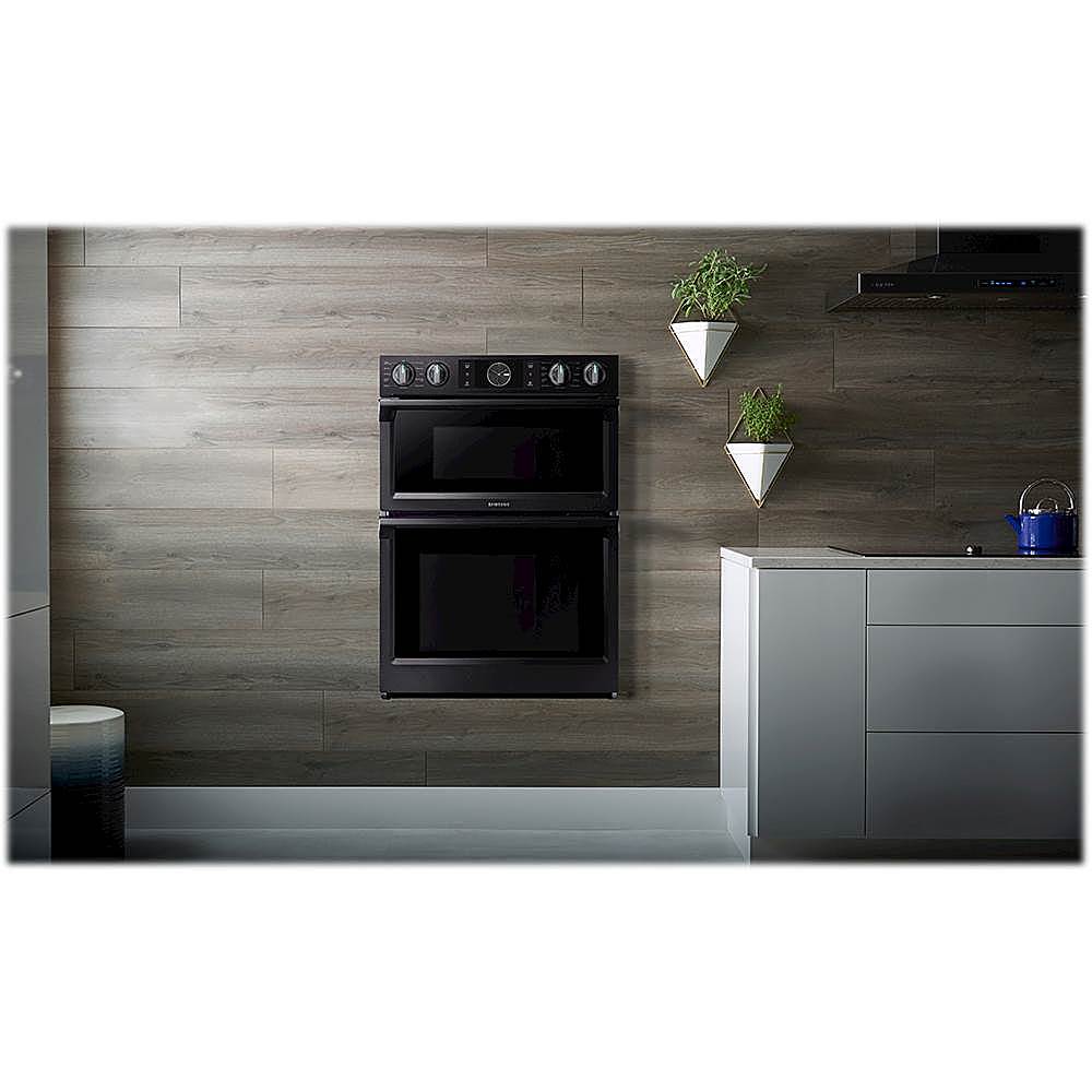NQ70M7770DG Samsung 30 Microwave Combination Wall Oven with Flex Duo - Black Stainless Steel