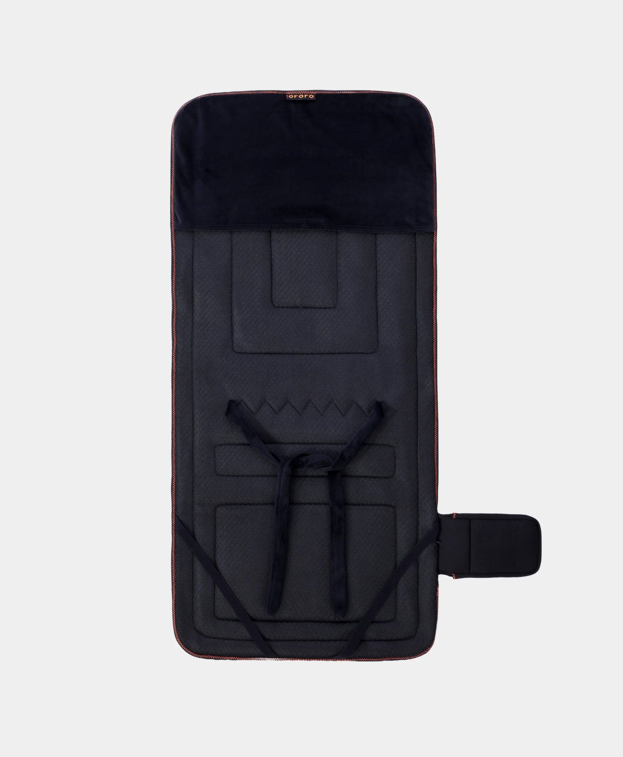 Left. ororo - Everrest 3-Zone Heated Indoor Seat Cushion - Black.