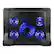 Alt View 4. ENHANCE - Laptop Cooling Stand - 1 x 1264 RPM Fan & 4 x 2630 RPM Fans - 3 Adjustable Height Settings - Up to 17" - Blue.