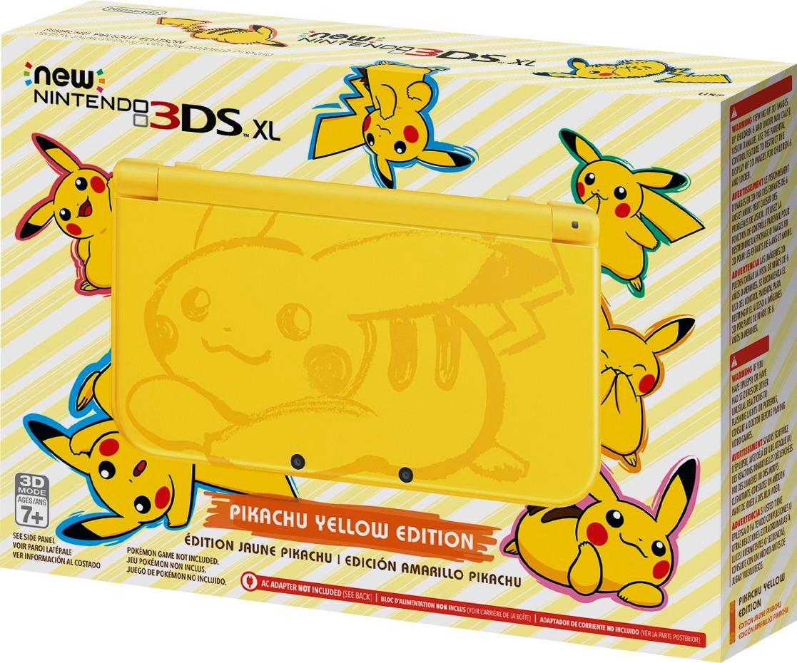 new nintendo 3ds pikachu edition