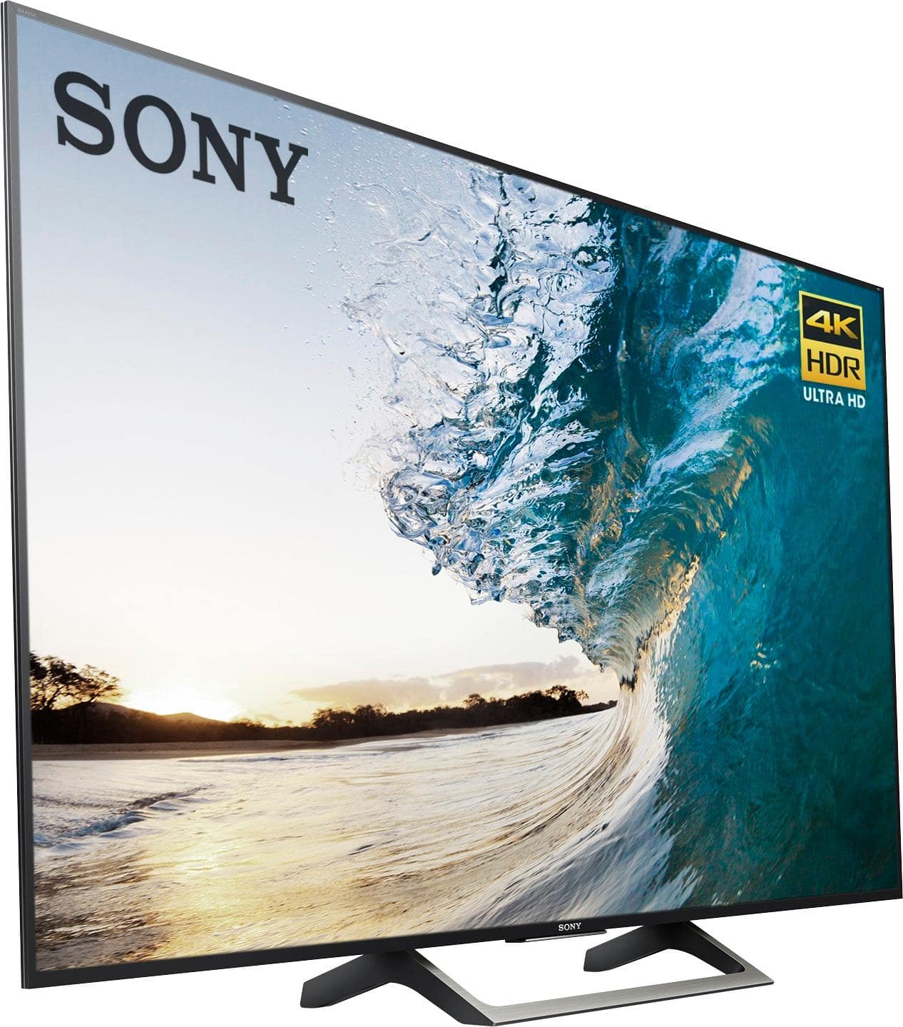 Angle. Sony - 75" Class - LED - X850E Series - 2160p - Smart - 4K UHD TV with HDR.