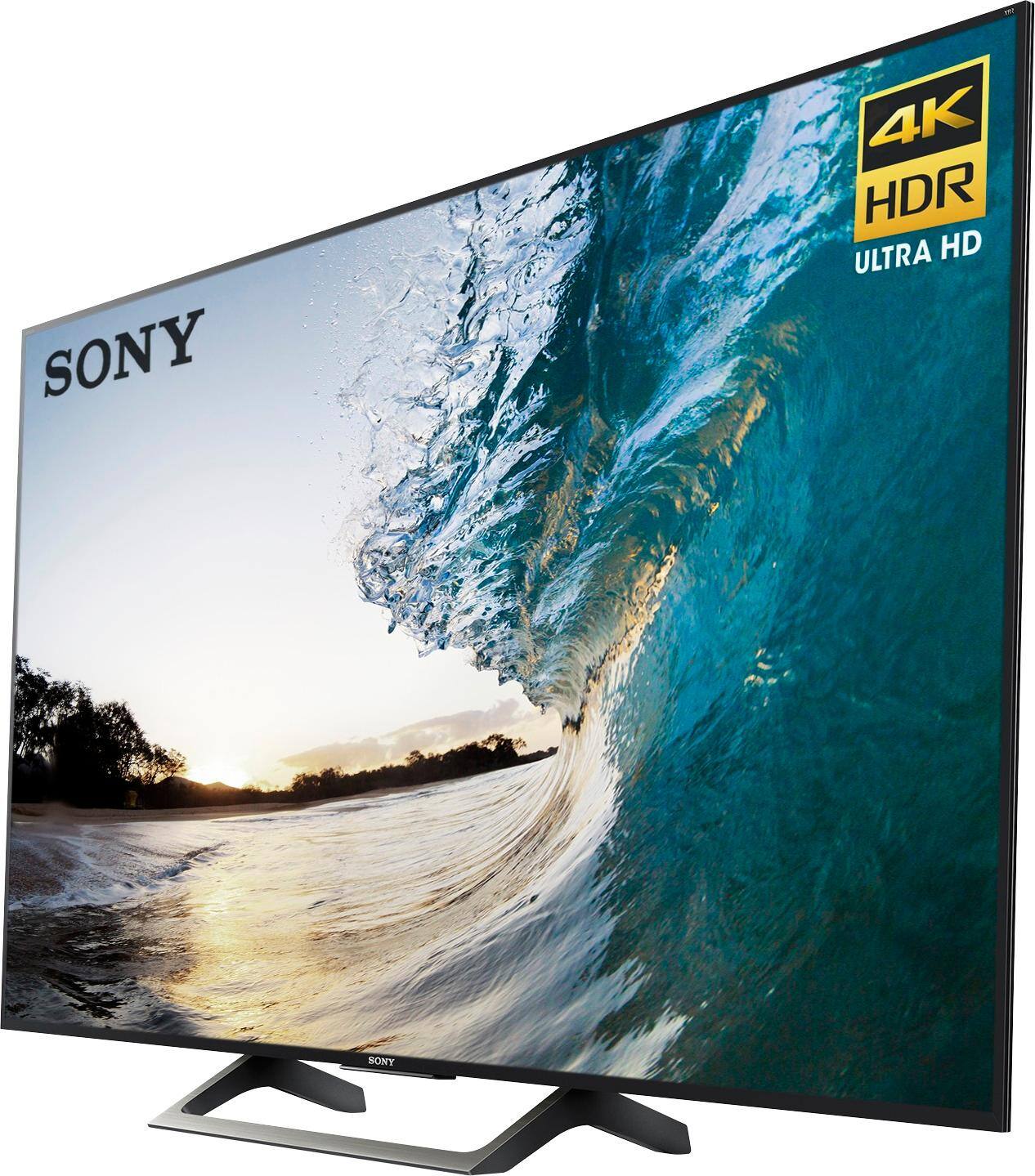 Left. Sony - 75" Class - LED - X850E Series - 2160p - Smart - 4K UHD TV with HDR.
