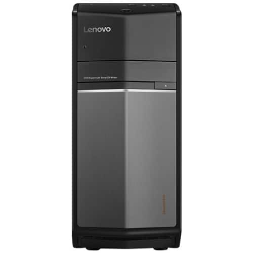 Front. Lenovo - 710-25ISH Desktop - Intel Core i7 - 16GB Memory - NVIDIA GeForce GTX 1060 - 256GB Solid State Drive + 1TB Hard Drive.