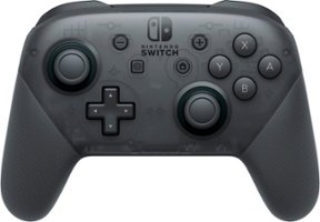 Pro Wireless Controller for Nintendo Switch - Black - Front_Zoom