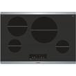 Bosch - 800 Series 30" Electric Induction Cooktop - Black/stainless steel - Larger Front