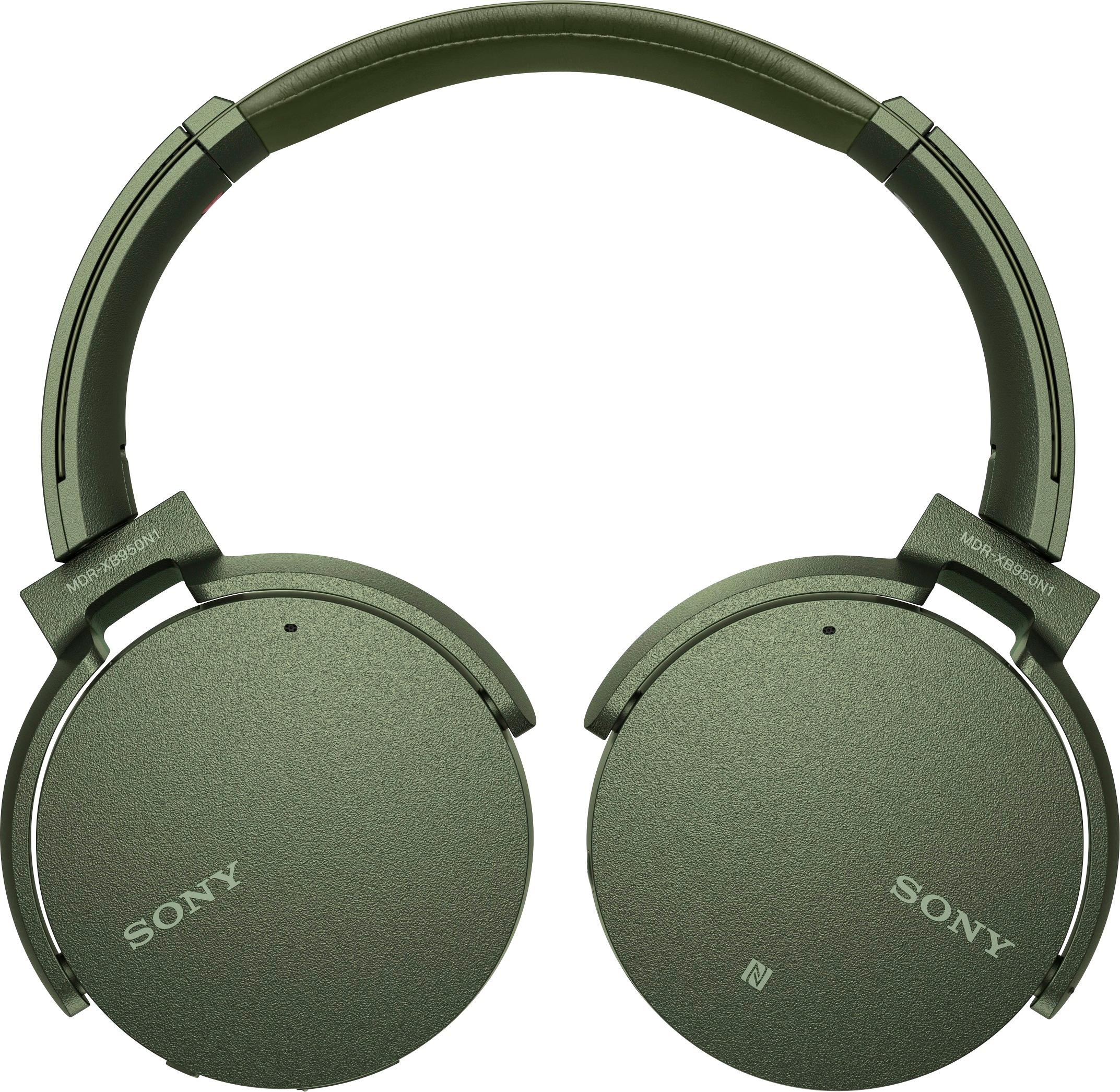 Waarschijnlijk Wijzigingen van Geweldig Best Buy: Sony XB950N1 Extra Bass Wireless Noise Cancelling Over-the-Ear Headphones  Green MDRXB950N1/G