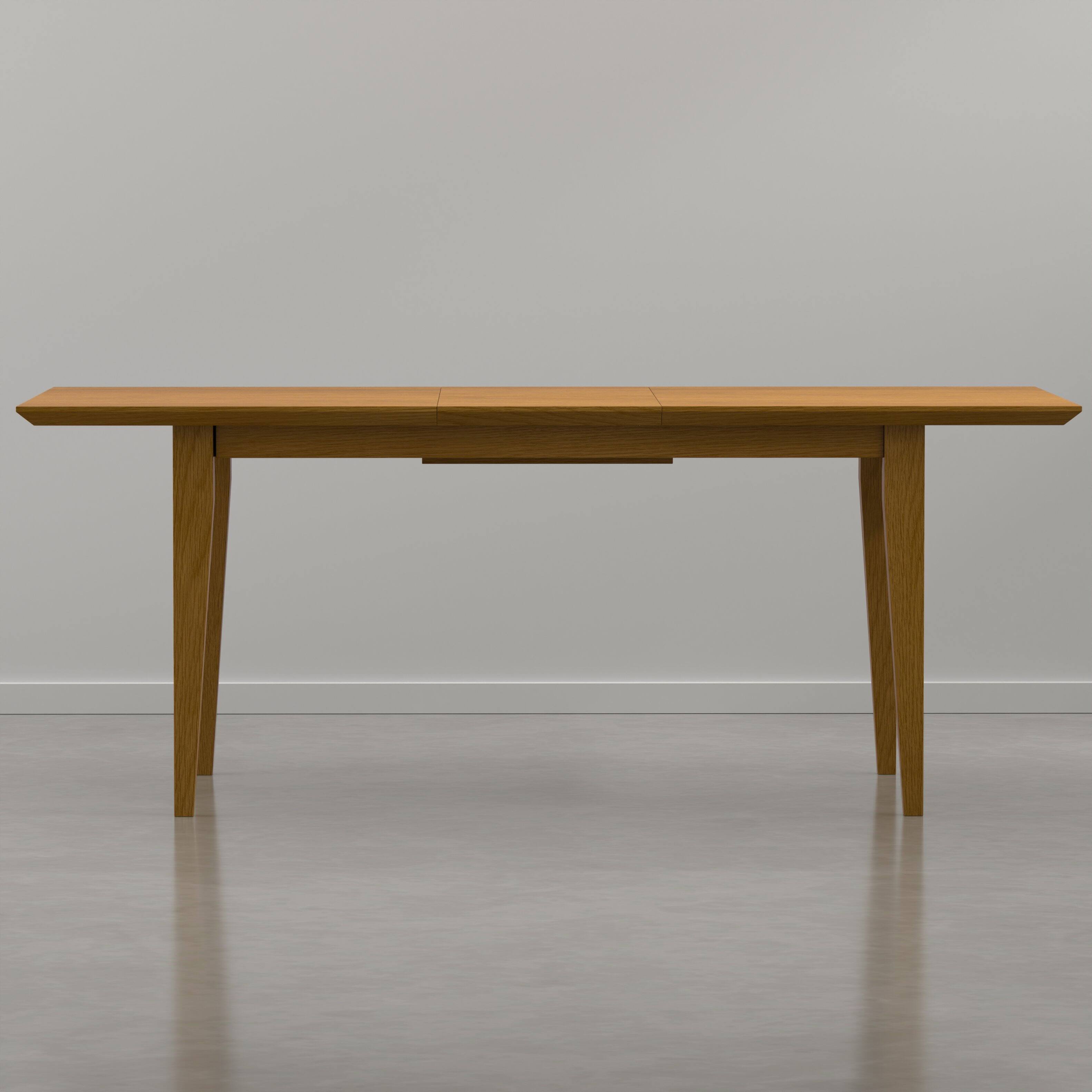 Alt View 1. Simpli Home - Colby 60 inch Wide Solid Wood Extendable Dining Table - Golden Oak.