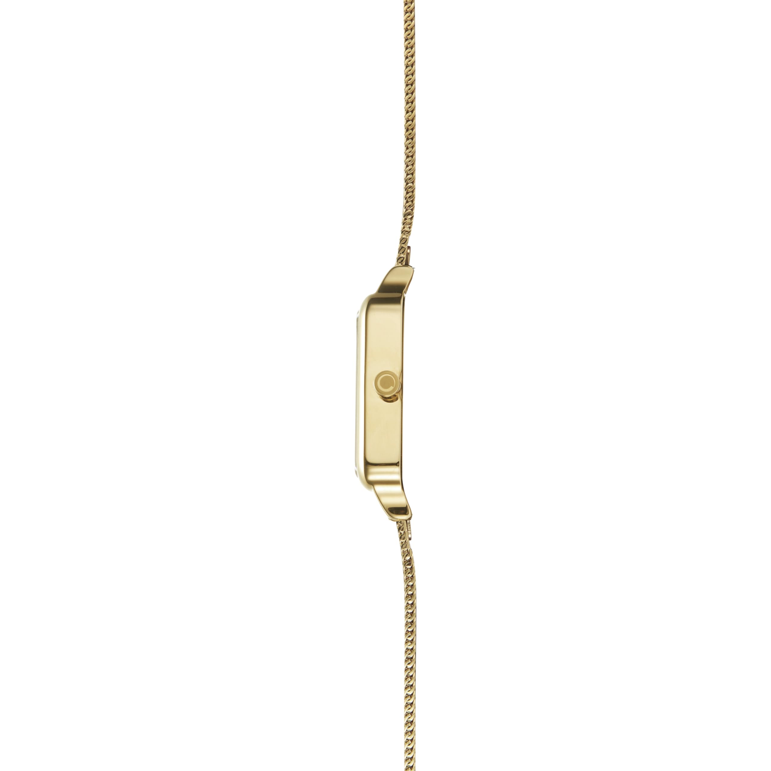 Angle. Obaku - Obaku Adamas Steel Women’s Watch, Diamond Accent, Stainless Steel Link Bracelet, 22.5mm Case – White Mother of Pearl - S - White Mother of Pearl.