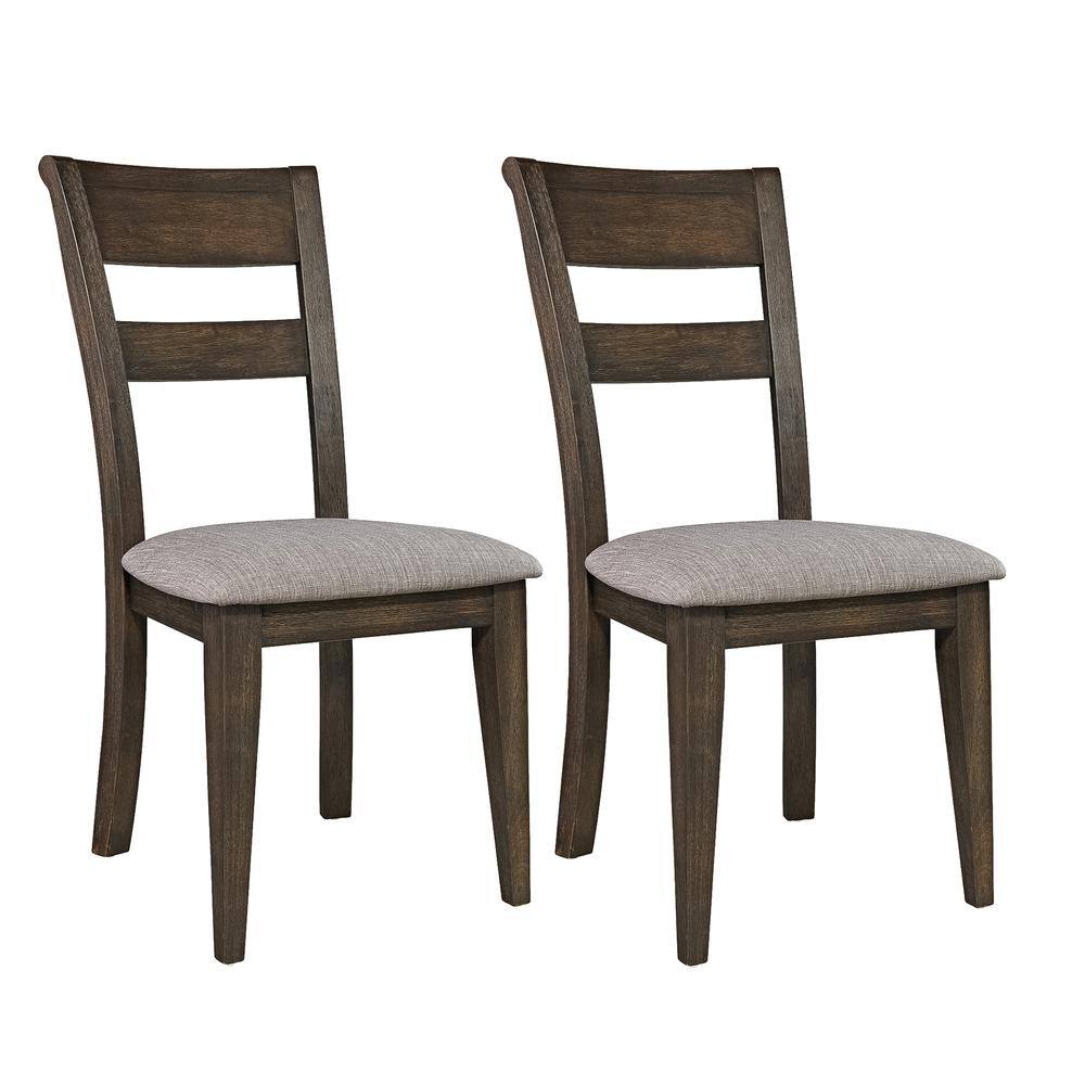 Alt View 4. Liberty Furniture Industries - Double Bridge Splat Back Side Chair (RTA)-Set of 2 in Dark Chestnut - Brown.