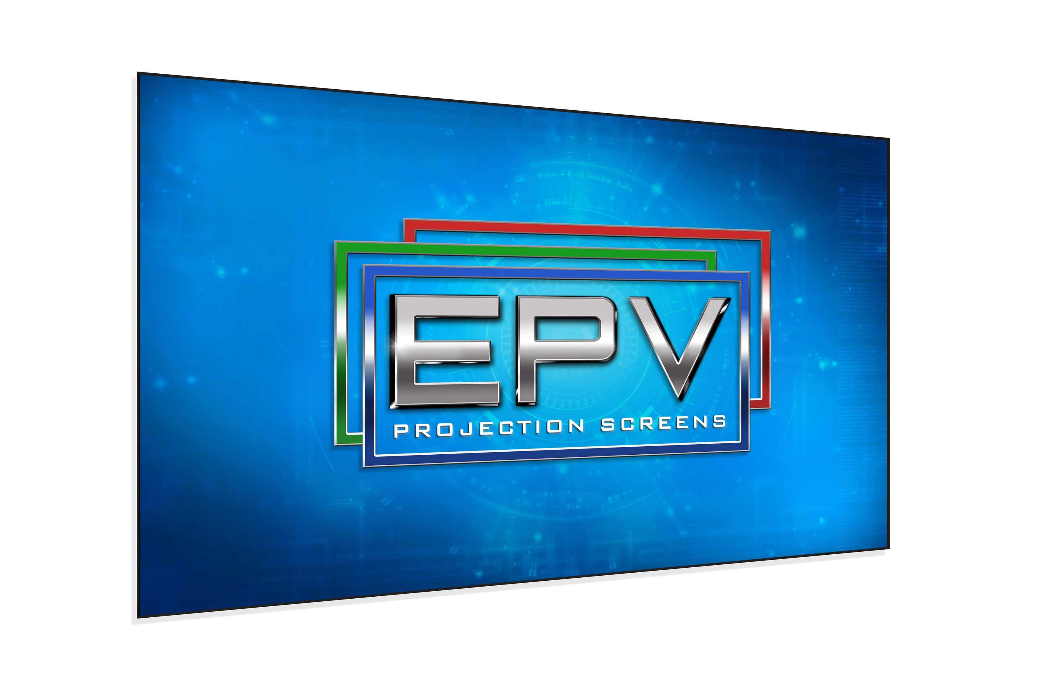 Elite Screens - EPV Screens Polar Star eFinity, 100" Diag, 16:9 Ambient Light Rejecting Fixed Frame Screen, ISF Certified, LED Backlight - Silver