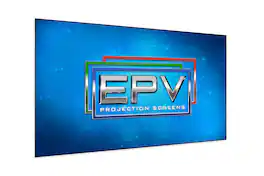 Elite Screens - EPV Screens Polar Star eFinity, 100" Diag, 16:9 Ambient Light Rejecting Fixed Frame Screen, ISF Certified, LED Backlight - Silver