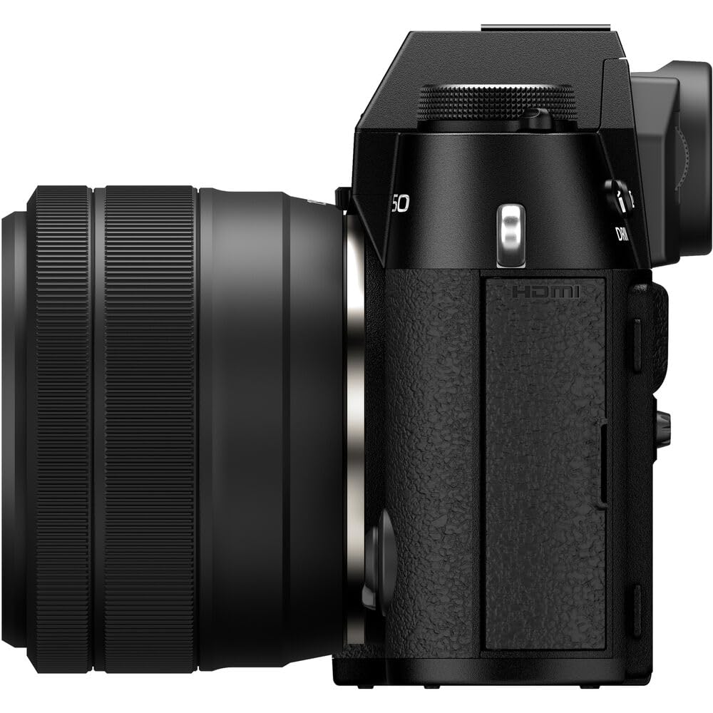 Alt View 1. Fujifilm - Fujifilm X-T50 Mirrorless Digital Camera XC15-45mmF3.5-5.6 OIS PZ Lens Kit - Black Bundle.