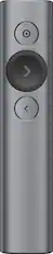 Front. Logitech - Spotlight Presentation Remote with 100 ft Range and Quick Charging - Slate.