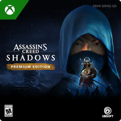 XBOX SERIES X|S
ASSASSIN'S CREED SHADOWS
PREMIUM EDITION
MATURE 13+
ESRB
UBISOFT - M (Mature 17+)