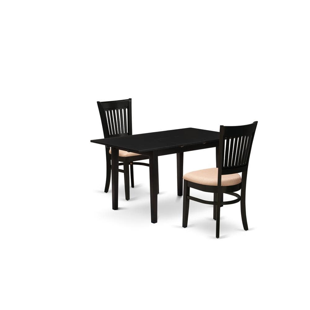 East West Furniture - Dining Table- Dining Chairs - Brown price history on PriceWatchPro