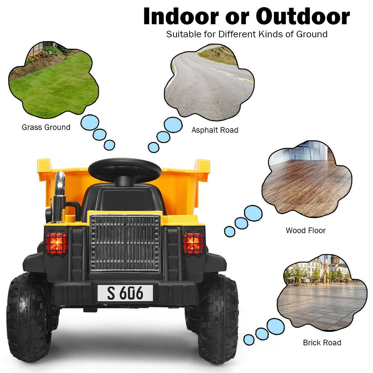 Indoor or Outdoor
Suitable for Different Kinds of Ground
Grass Ground
Asphalt Road
Wood Floor
Brick Road