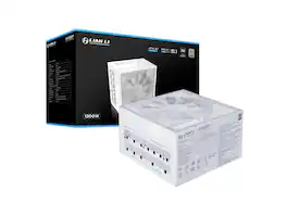 Lian Li - SX1200P 1200W Platinum Compact PSU - ATX 3.1/PCIe 5.1 - 140mm Fan - Full Modular - 10 Year Warranty - White