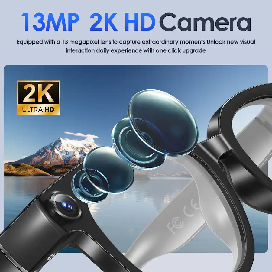 13MP 2K HD Camera
Equipped with a 13 megapixel lens to capture extraordinary moments. Unlock new visual interaction daily experience with one click upgrade.
2K ULTRA HD
OCE CE FC