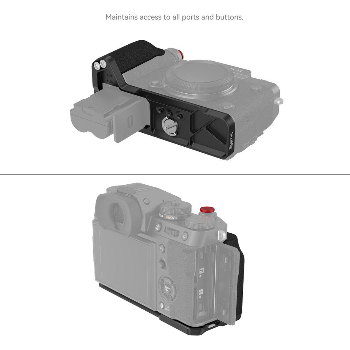 Maintains access to all ports and buttons.
