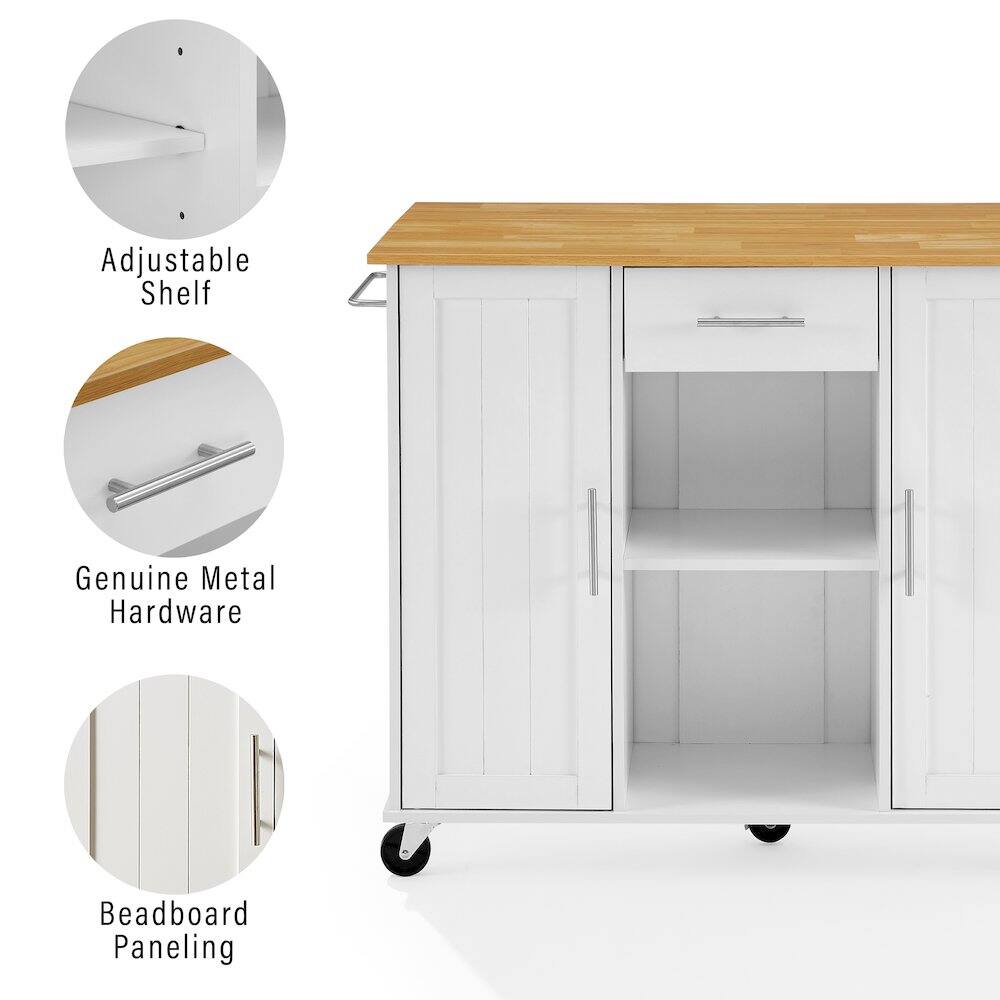 Adjustable Shelf, Genuine Metal Hardware, Beadboard Paneling