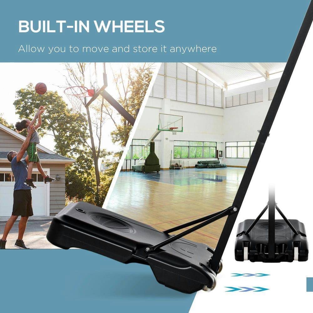 BUILT-IN WHEELS  
Allow you to move and store it anywhere