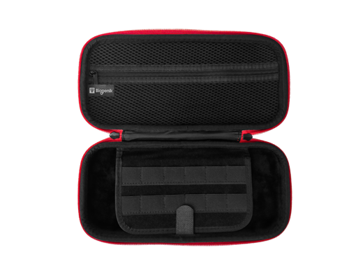 Angle. Biogenik - Compact Protective Case for Nintendo Switch 2 - Red.