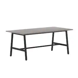 Flash Furniture - Redmond Commercial 72x36 Conference Table with 1" Thick Double Sided Laminate Table Top with PVC Edging and Heavy Duty A - Gray