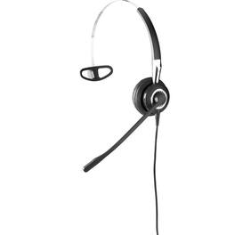 Jabra - BIZ 2400, 3-in-1, WB Balance - Mono - Quick Disconnect - Wired - 150 Hz to 6.80 kHz - Over-the-ear - Monaural - Red