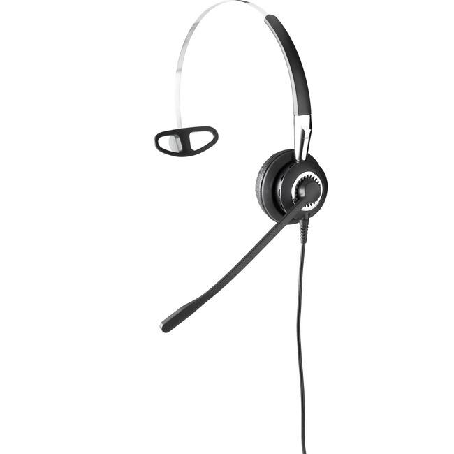 Front. Jabra - Jabra BIZ 2400, 3-in-1, WB Balance - Mono - Quick Disconnect - Wired - 150 Hz to 6.80 kHz - Over-the-ear - Monaural - Red.