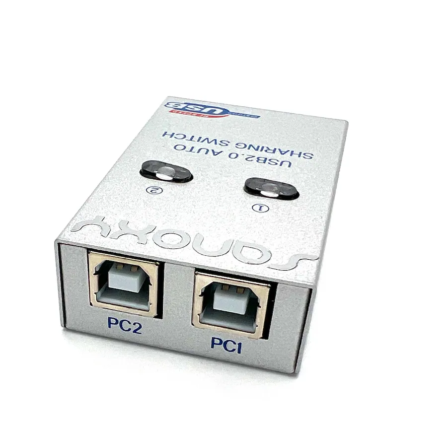 Usb Auto Switch Sanoxy USB Sharing Switch, 2 Ports Auto Printer Sharing Switch Hub Box ...