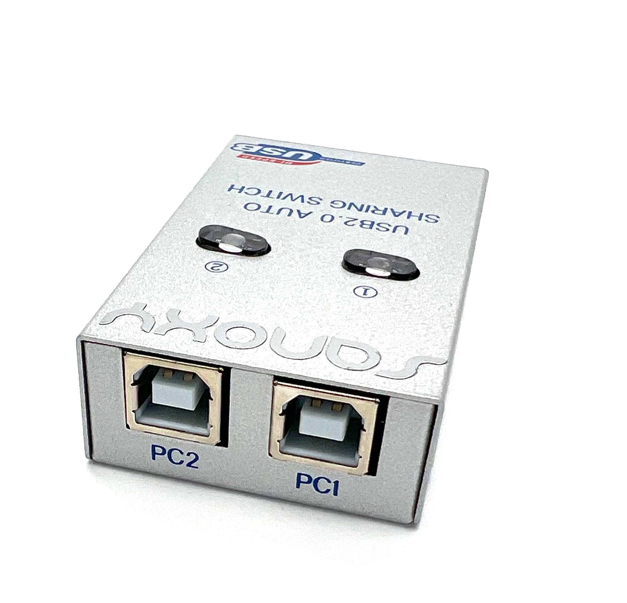 USB 2.0 AUTO SWITCH
USB 2.0 AUTO SWITCH
PC1
PC2