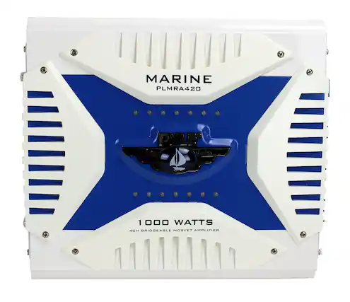 MARINE
PLMRA420
1000 WATTS
4CH BRIDGEABLE MOSFET AMPLIFIER