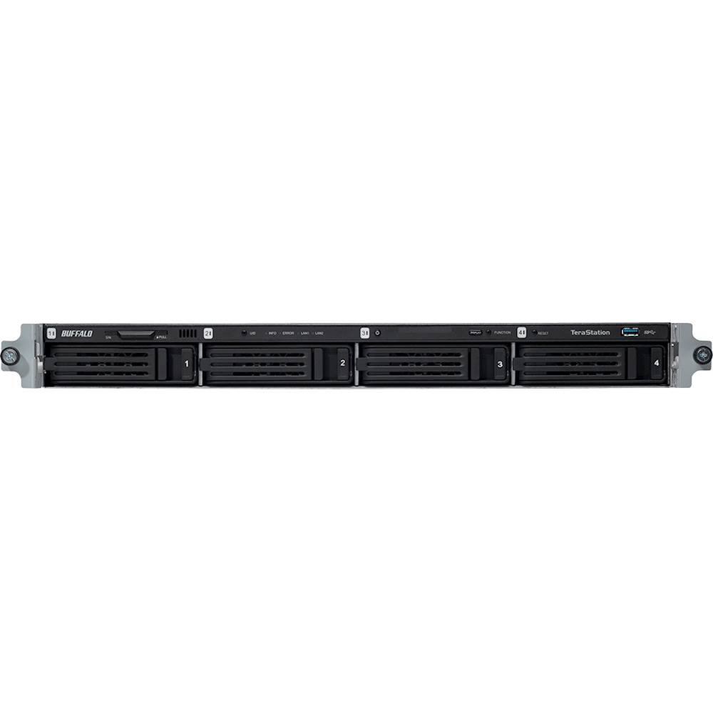 Buffalo - TeraStation™ 5400RH 32TB 4-Bay Rack-mountable Network Storage (NAS) - Black - Larger Front