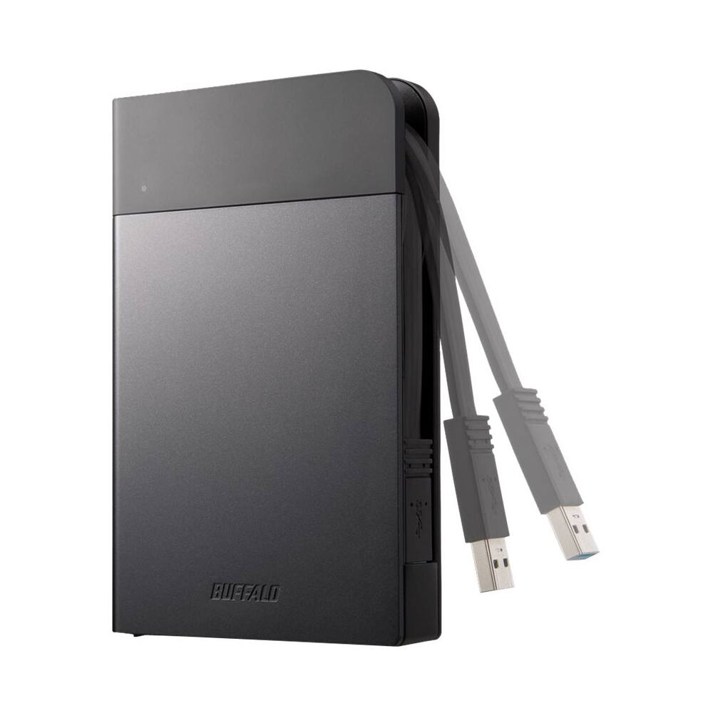 Alt View 12. Buffalo - MiniStation Extreme 1TB External USB 3.0 Portable Hard Drive NFC - black.