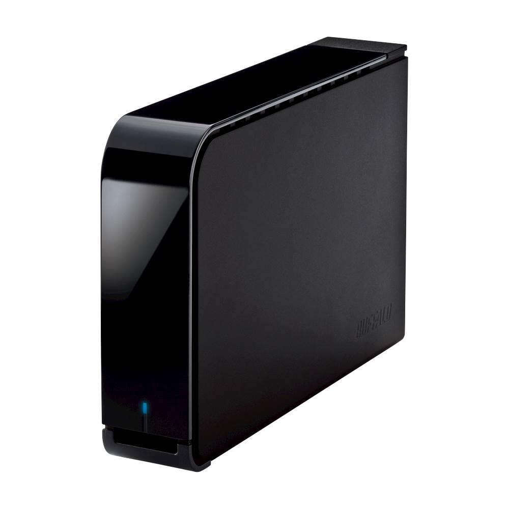 Front. Buffalo - DriveStation Axis Velocity 8TB External USB 3.0/2.0 Hard Drive - Black.