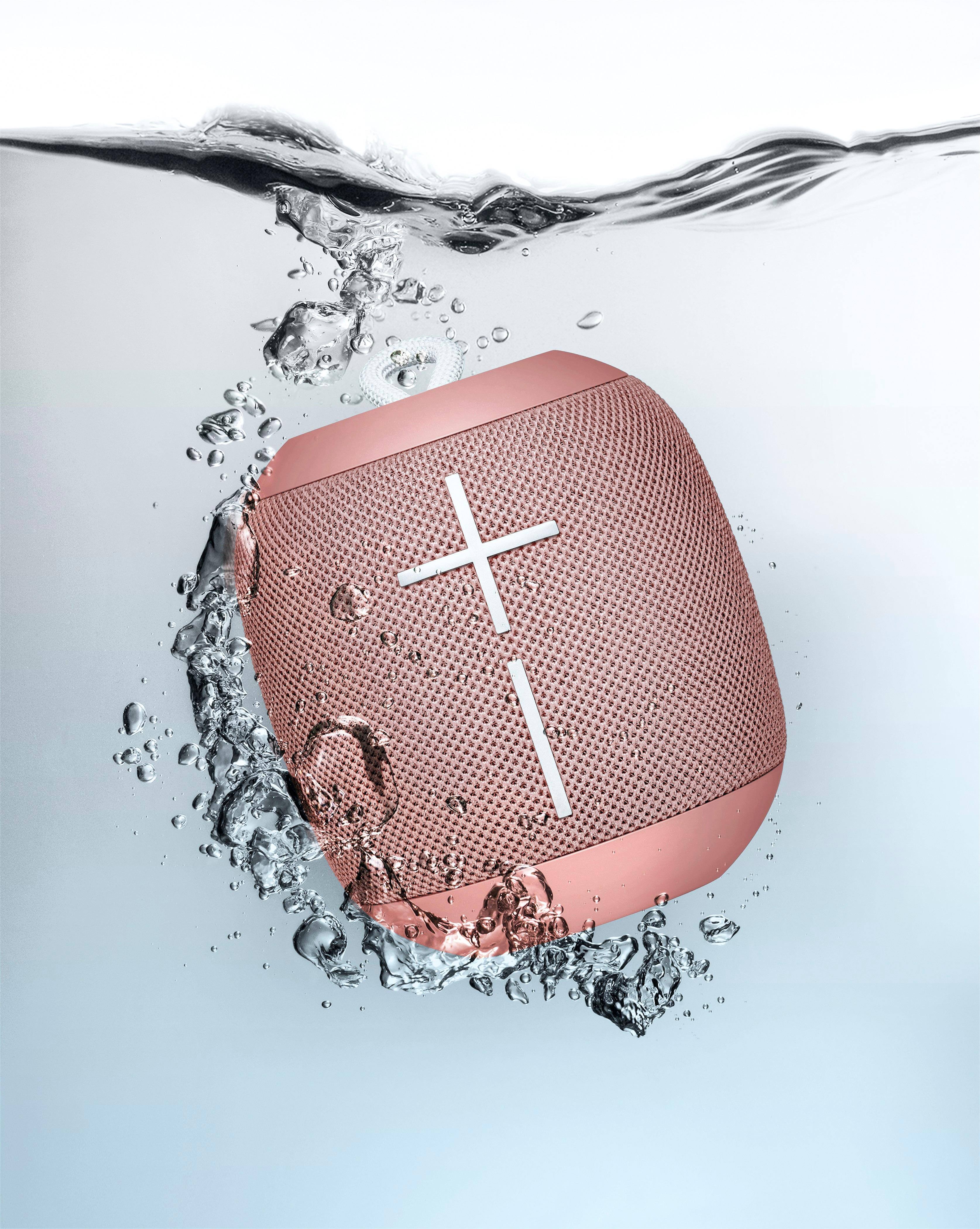 Alt View 18. Ultimate Ears - WONDERBOOM Portable Bluetooth Speaker - Cashmere Pink.