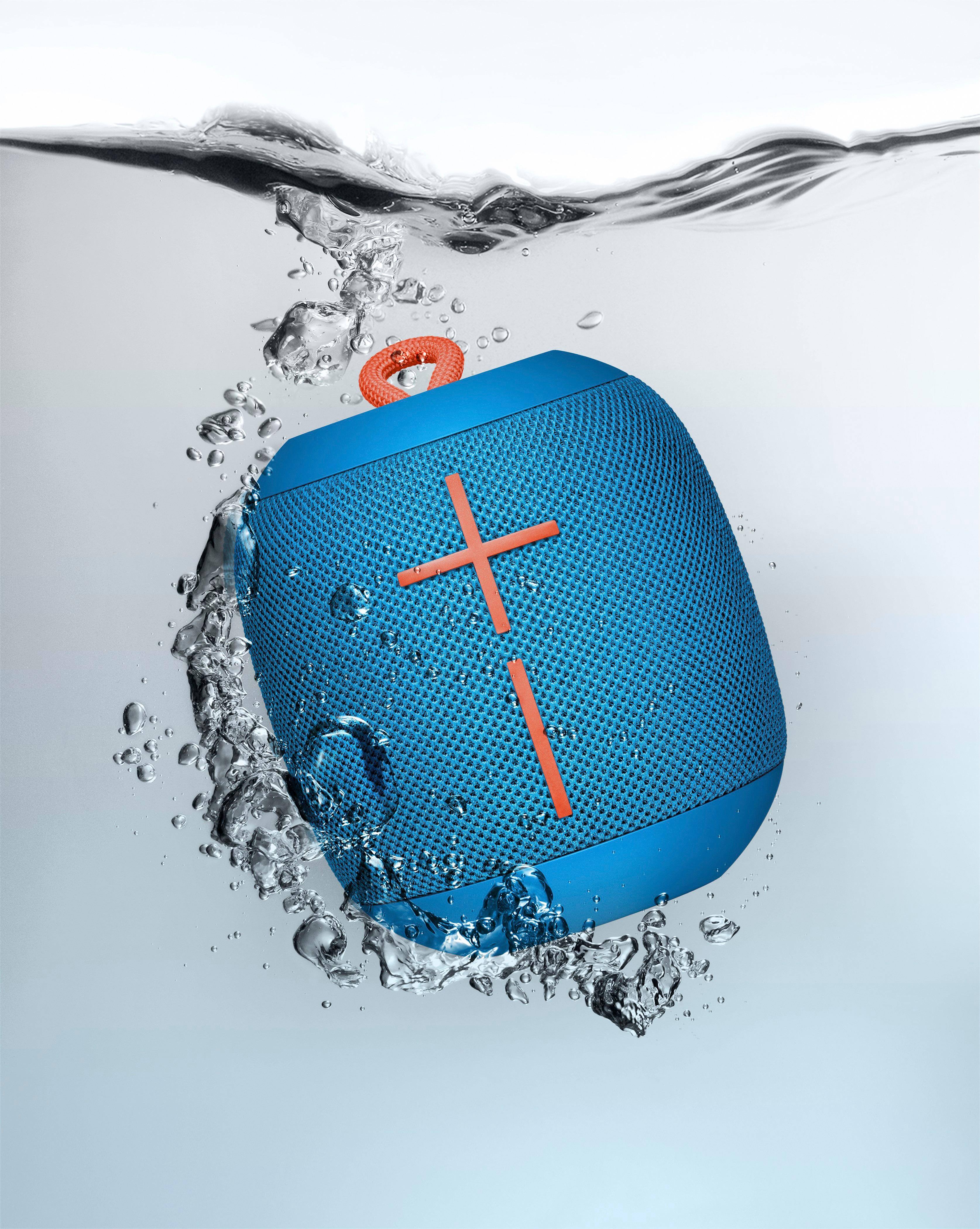 Alt View 18. Ultimate Ears - WONDERBOOM Portable Bluetooth Speaker - Subzero Blue.