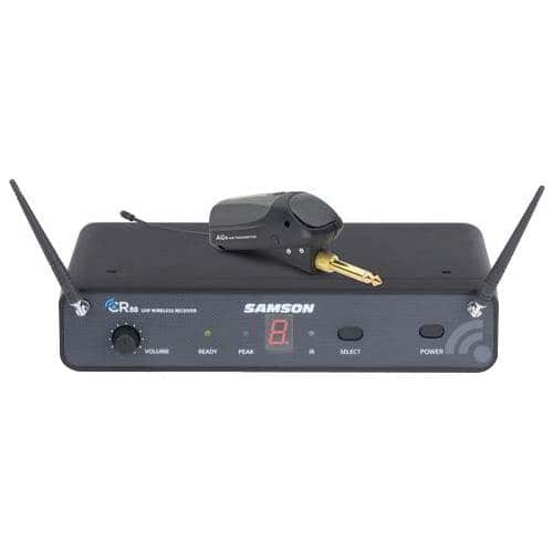 Front. Samson - AirLine 88 Guitar UHF Wireless System - Black.