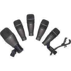 Front. Samson - DK700 Series Drum Microphone Kit (5-piece) - Black.