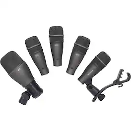 Samson - DK700 Series Drum Microphone Kit (5-piece) - Black