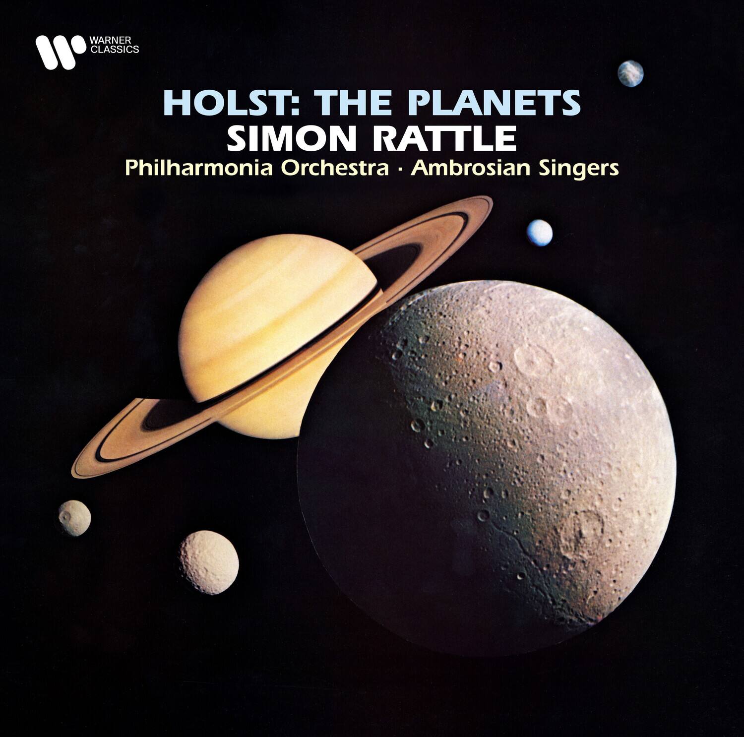 WARNER CLASSICS

HOLST: THE PLANETS  
SIMON RATTLE  
Philharmonia Orchestra • Ambrosian Singers