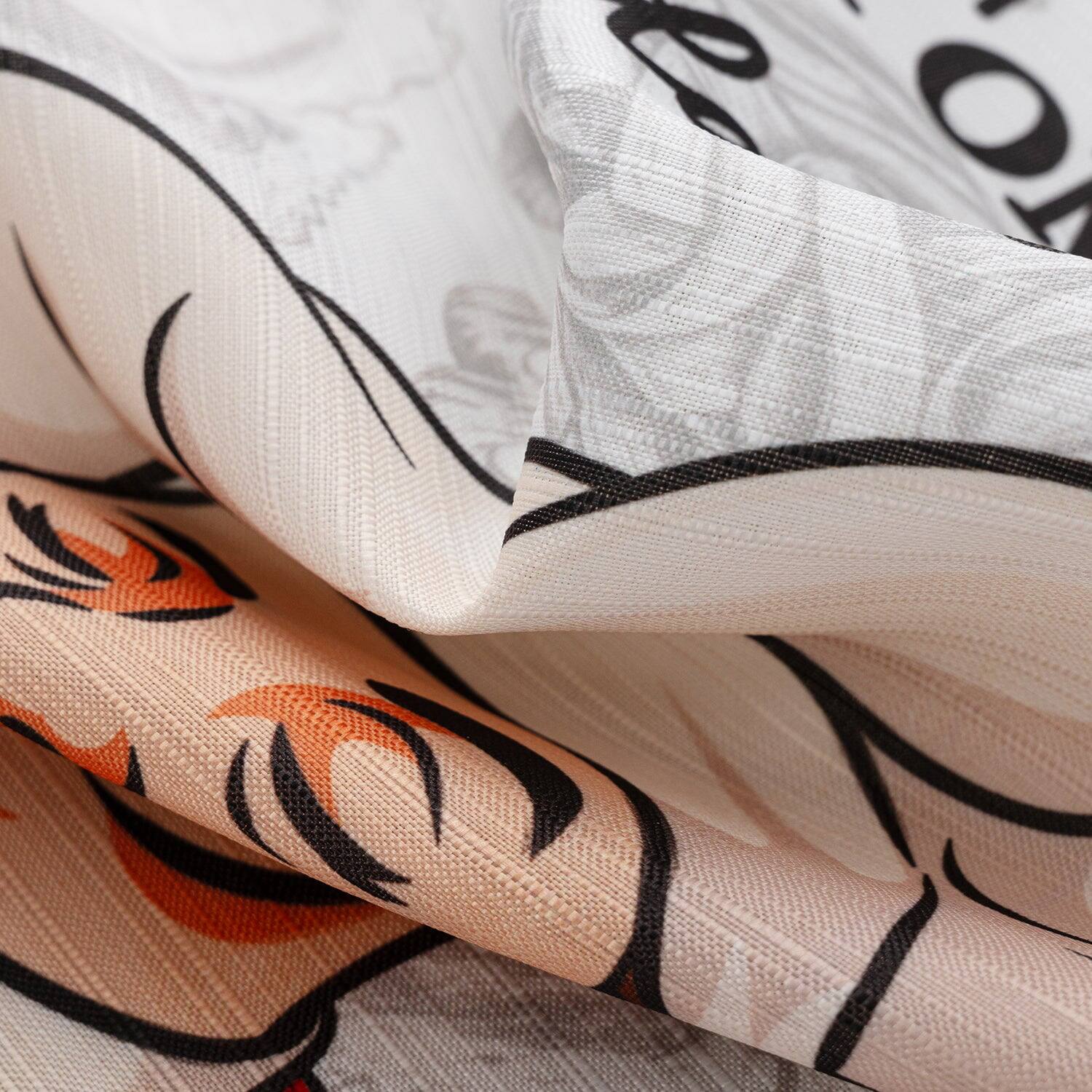 Alt View 1. RT Designers Collection - RT Designers Collection Polyester Cucina Pasta Chef Slub 3 PC Kitchen Curtains Valance & Tiers Set 52" x 18" Muticolor - Multicolor.