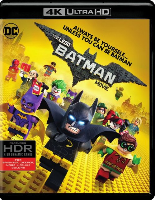 Front Standard. The LEGO Batman Movie [4K Ultra HD Blu-ray/Blu-ray] [2017].