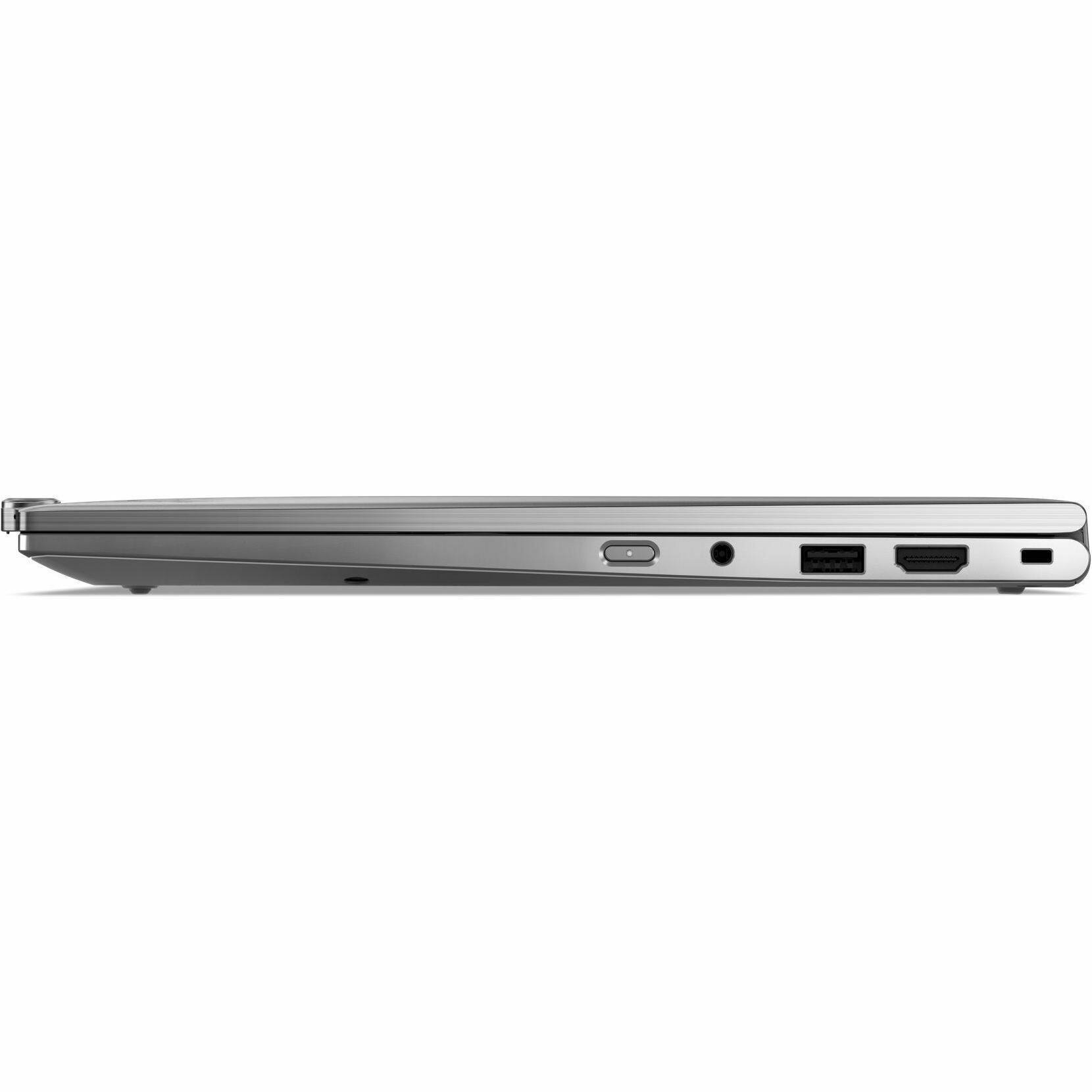 Alt View 4. Lenovo - Lenovo Thinkpad X1 Gen 10 21NU0036US 14" Touchscreen Convertible Copilot+ PC 2 in 1 Notebook - WUXGA - Intel Core Ultra - Gray.